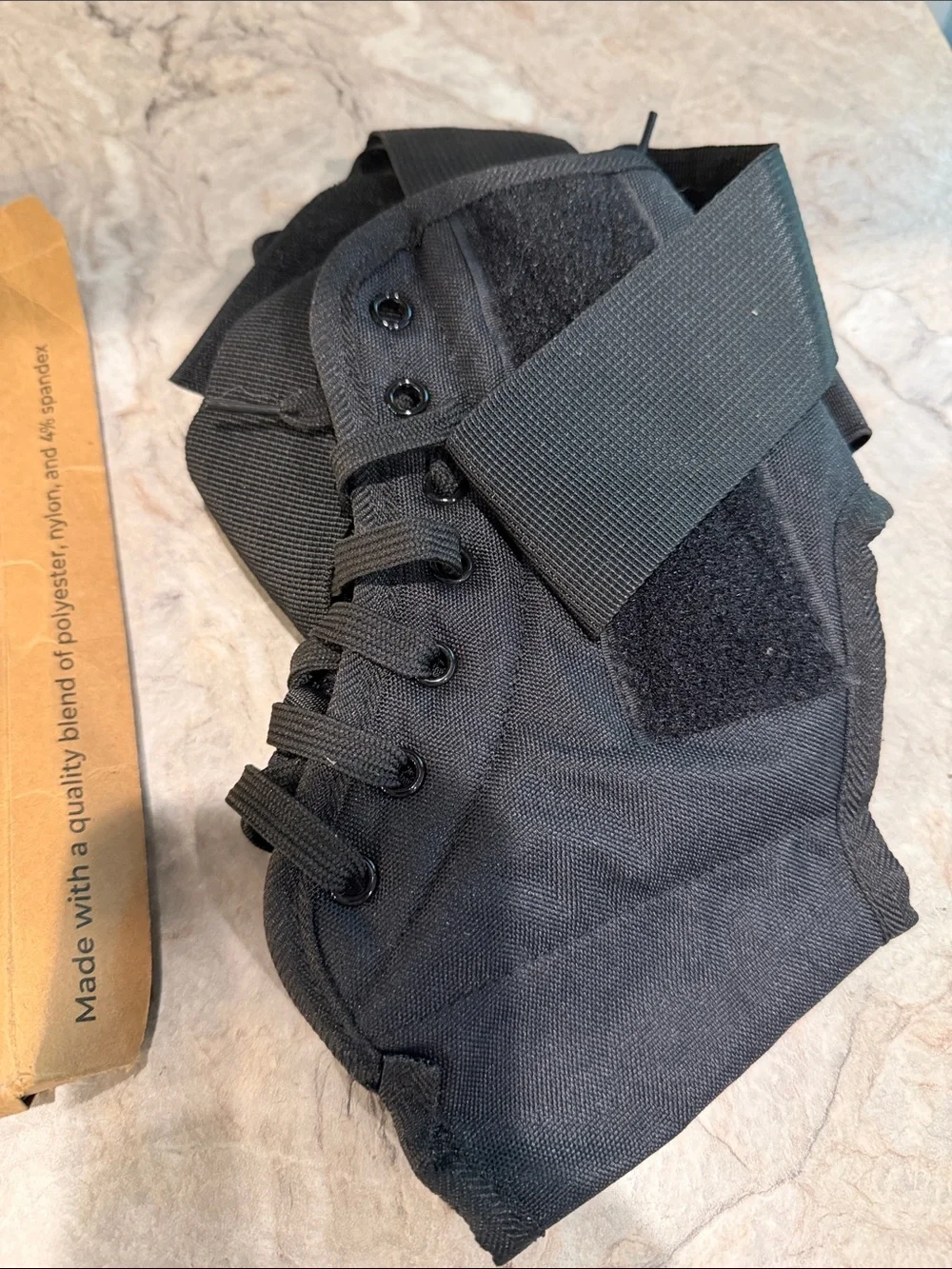 Lace-Up Ankle Stabilizer - Black